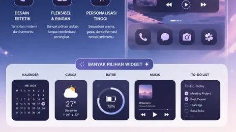 Tema Widget Modern yang Memadukan Keindahan, Fungsionalitas, dan Performa