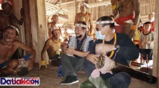 budaya asli Mentawai di Desa Matotonan