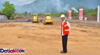 presiden groundbreaking lahan tol di Padangpariaman