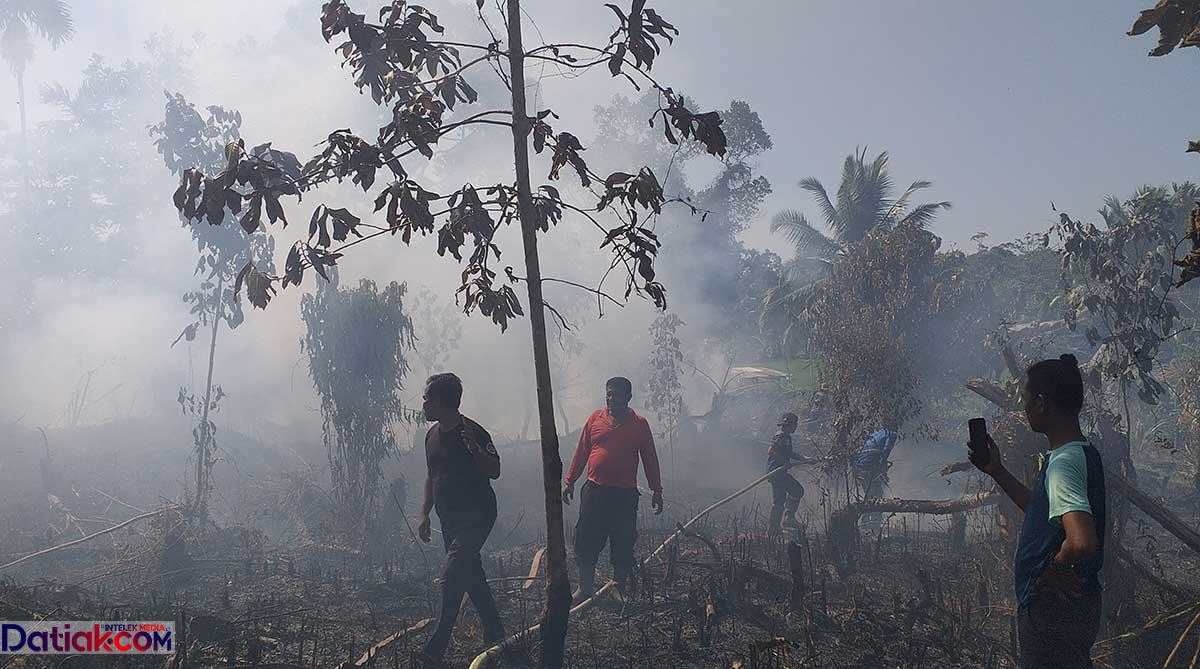 kebakaran di Dusun Sinabak