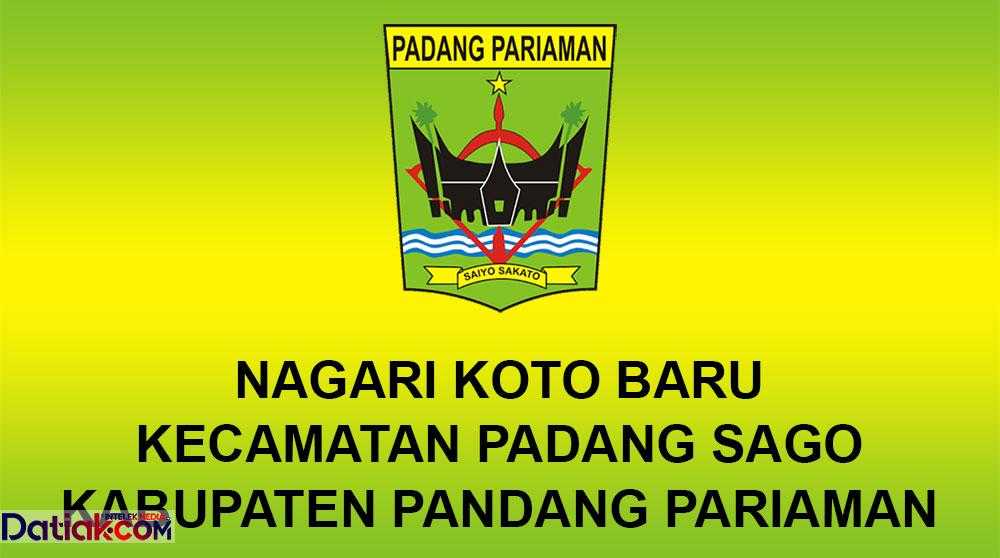 Jumlah Korong di Nagari Koto Baru, Kecamatan Padang Sago