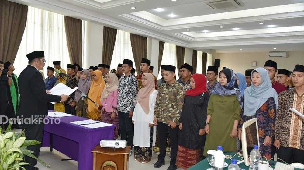 51 Anggota Panwascam Padang Pariaman Dilantik Ini Pesan Ketua Bawaslu