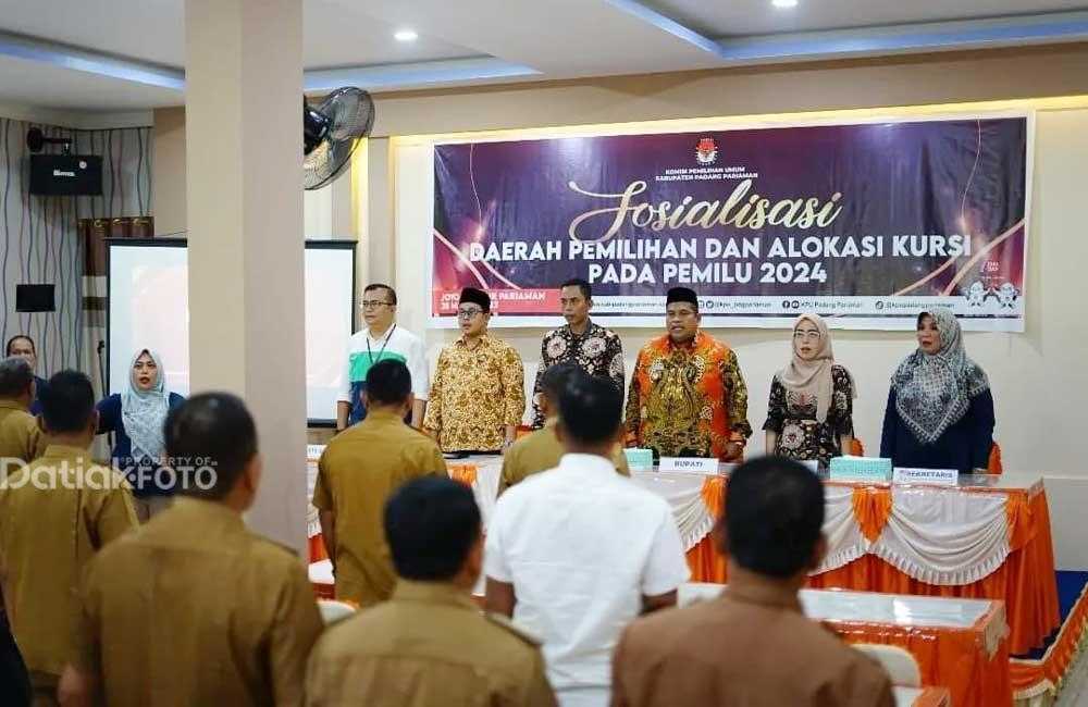 Sosialisasikan Perubahan Alokasi Kursi Dapil Padang Pariaman untuk Pemilu 2024