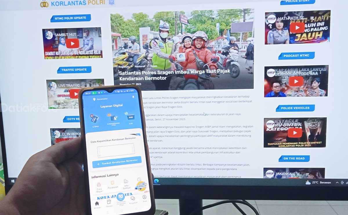 membayar pajak kendaraan secara online se indonesia