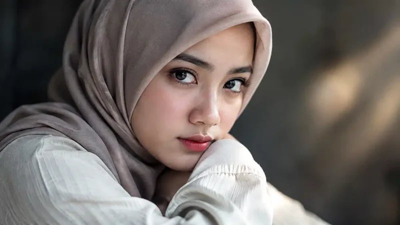 Ilustrasi terkini yang menunjukkan arah perkembangan Arti tatapan mata wanita.